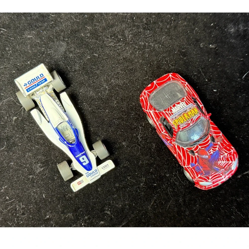 Johnny Lightning: 1979 Indy Car Gould & Marvel Spider-Man Die-Cast Lot, 1:64
